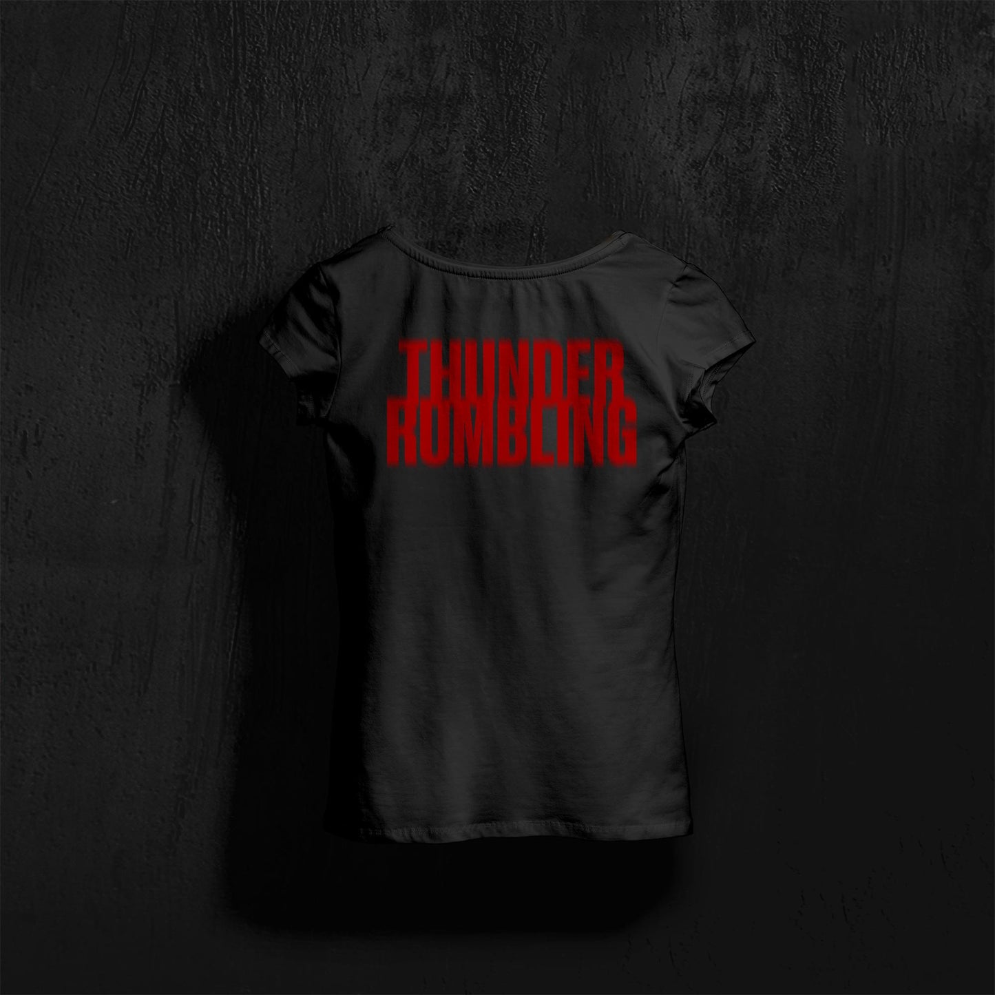 WOMEN'S THUNDER RUMBLING SHIRT - BLACK